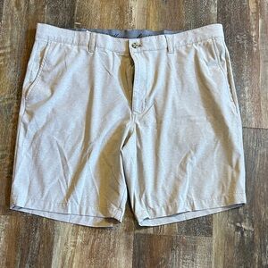 Hogan Men's Neutral Beige Flat-Front Shorts